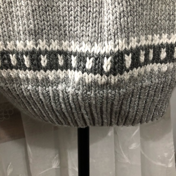 Handmade chunky knit sweater turtleneck SZ L - Picture 2 of 11